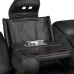 Luna Microfiber Power Reclining Sofa Black Luna Microfiber Power Reclining Sofa Black